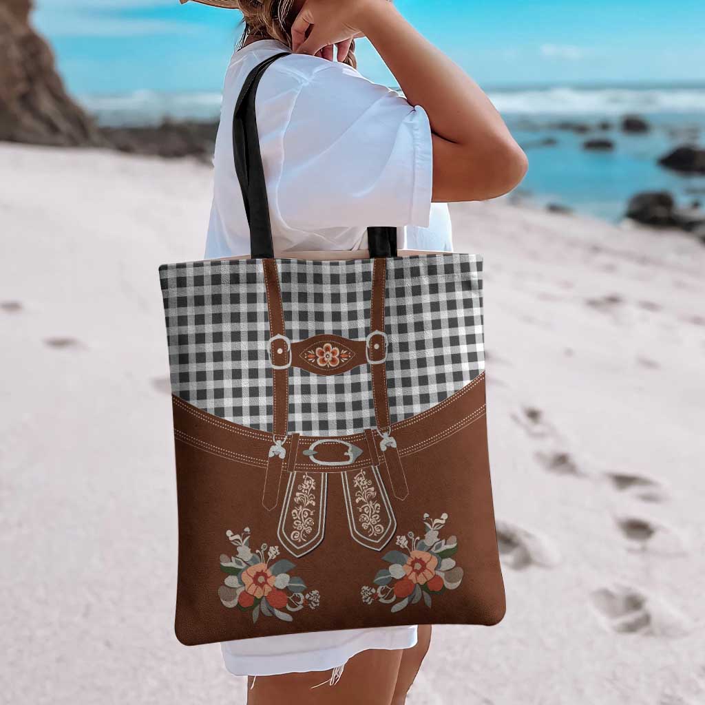 Oktoberfest Lederhosen Costume Tote Bag German Beer Festival - Wonder Print Shop
