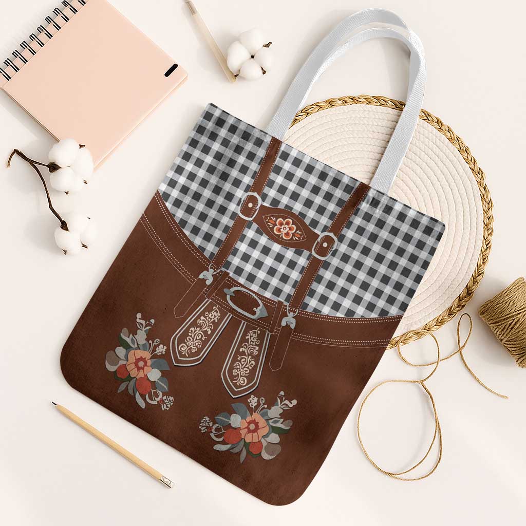 Oktoberfest Lederhosen Costume Tote Bag German Beer Festival - Wonder Print Shop