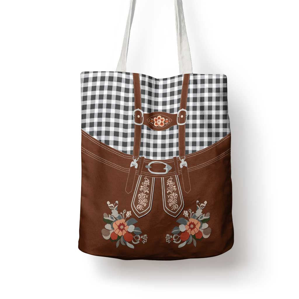 Oktoberfest Lederhosen Costume Tote Bag German Beer Festival - Wonder Print Shop