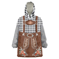 Oktoberfest Lederhosen Costume Wearable Blanket Hoodie German Beer Festival - Wonder Print Shop