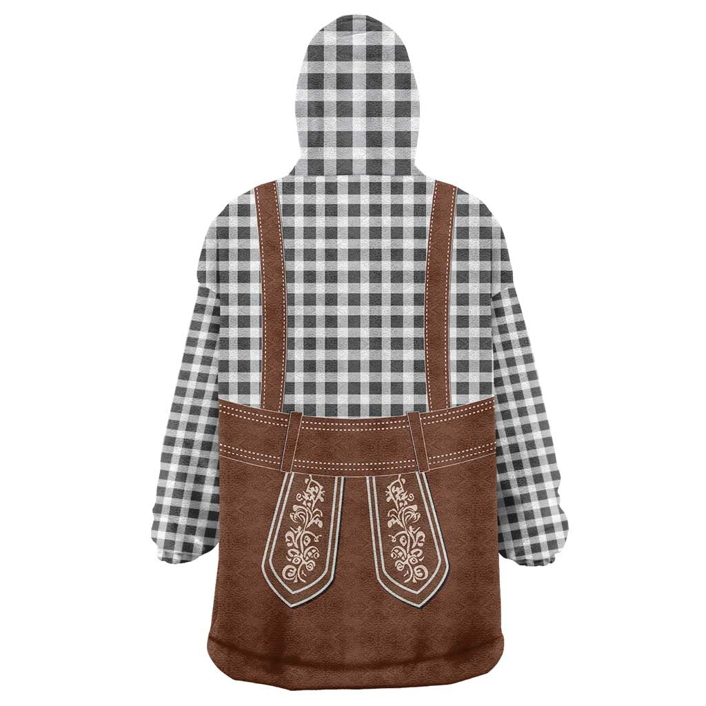 Oktoberfest Lederhosen Costume Wearable Blanket Hoodie German Beer Festival - Wonder Print Shop