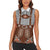 Oktoberfest Lederhosen Costume Women Sleeveless Polo Shirt German Beer Festival - Wonder Print Shop