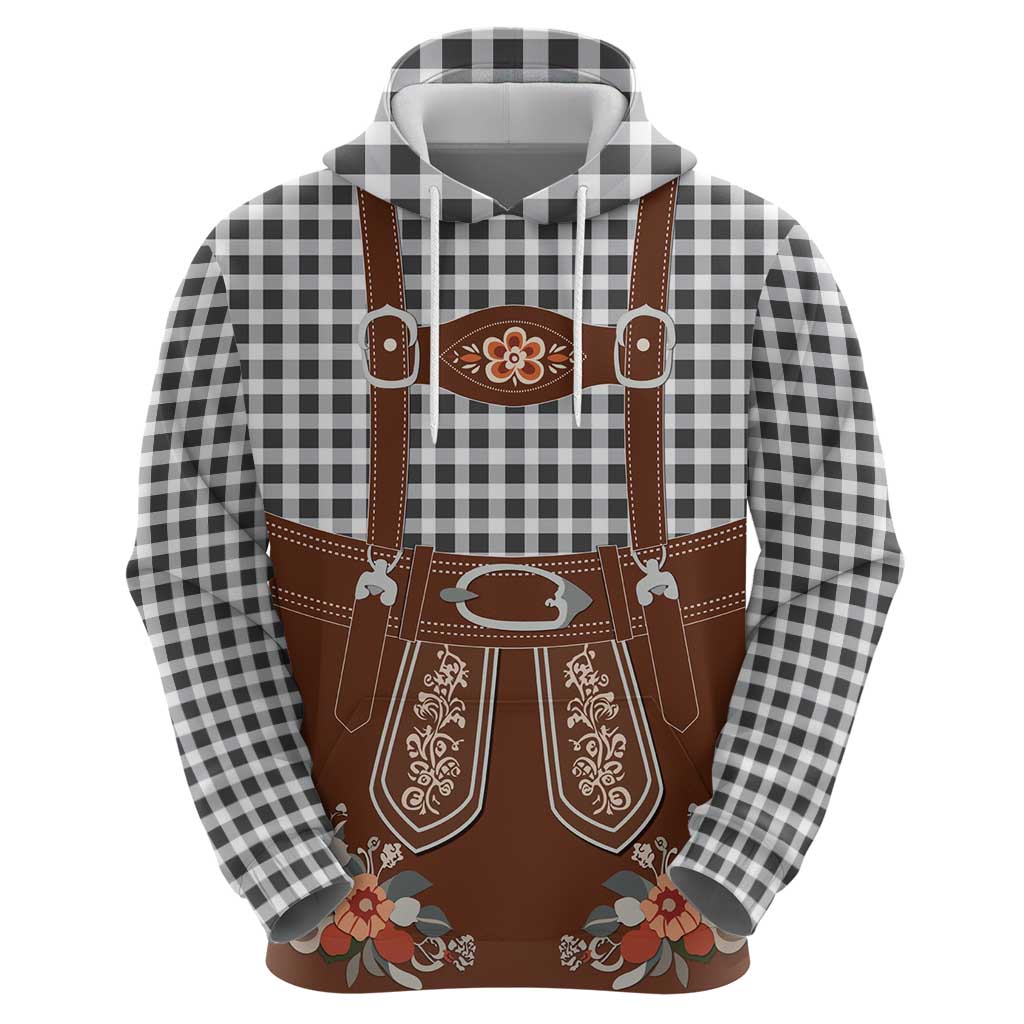 Oktoberfest Lederhosen Costume Zip Hoodie German Beer Festival - Wonder Print Shop