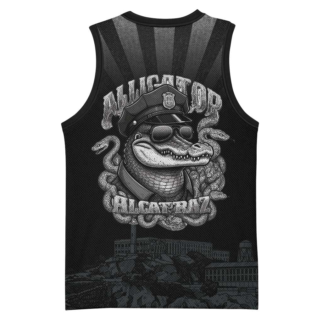 Alligator Alcatraz Police Basketball Jersey Prison Florida Everglades - Wonder Print Shop