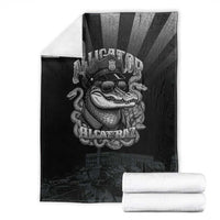 Alligator Alcatraz Police Blanket Prison Florida Everglades - Wonder Print Shop