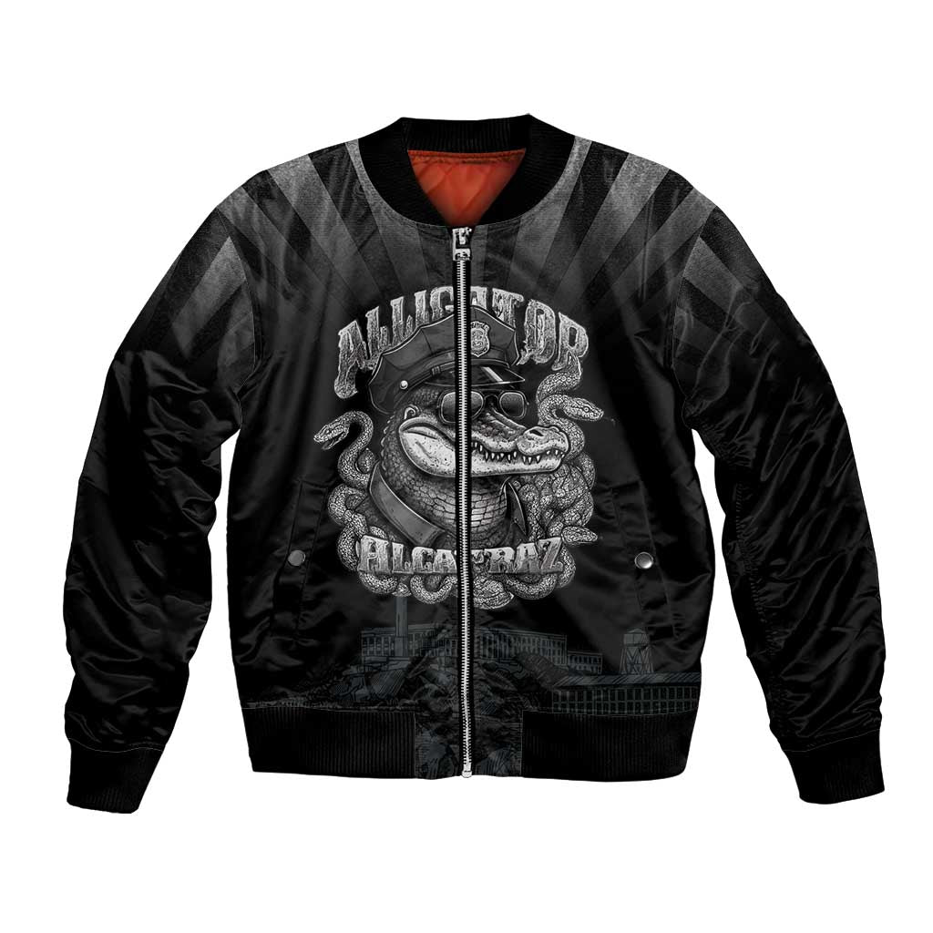 Alligator Alcatraz Police Bomber Jacket Prison Florida Everglades - Wonder Print Shop