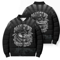 Alligator Alcatraz Police Bomber Puffer Jacket Prison Florida Everglades - Wonder Print Shop