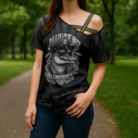 Alligator Alcatraz Police Cross Shoulder Shirt Prison Florida Everglades - Wonder Print Shop