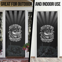 Alligator Alcatraz Police Door Cover Prison Florida Everglades - Wonder Print Shop