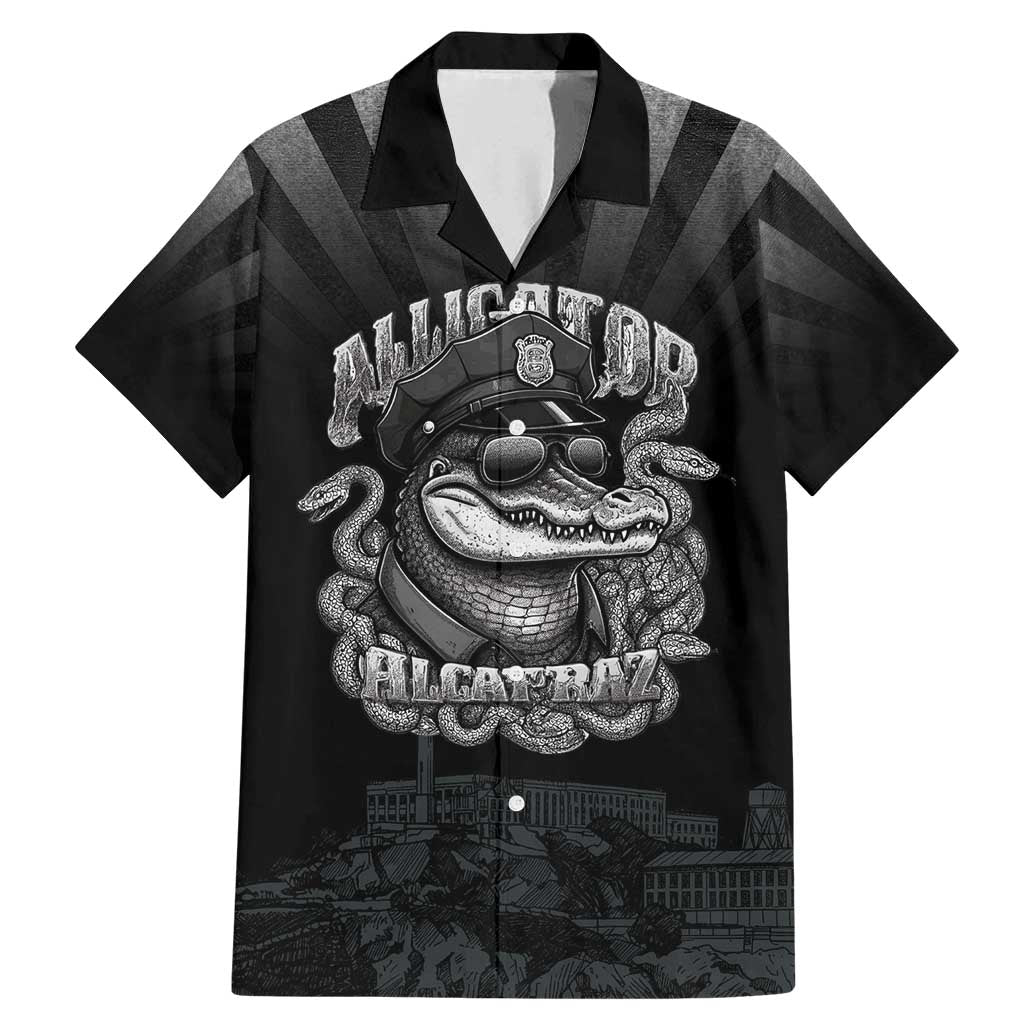 Alligator Alcatraz Police Family Matching Mermaid Dress and Hawaiian Shirt Prison Florida Everglades - Wonder Print Shop