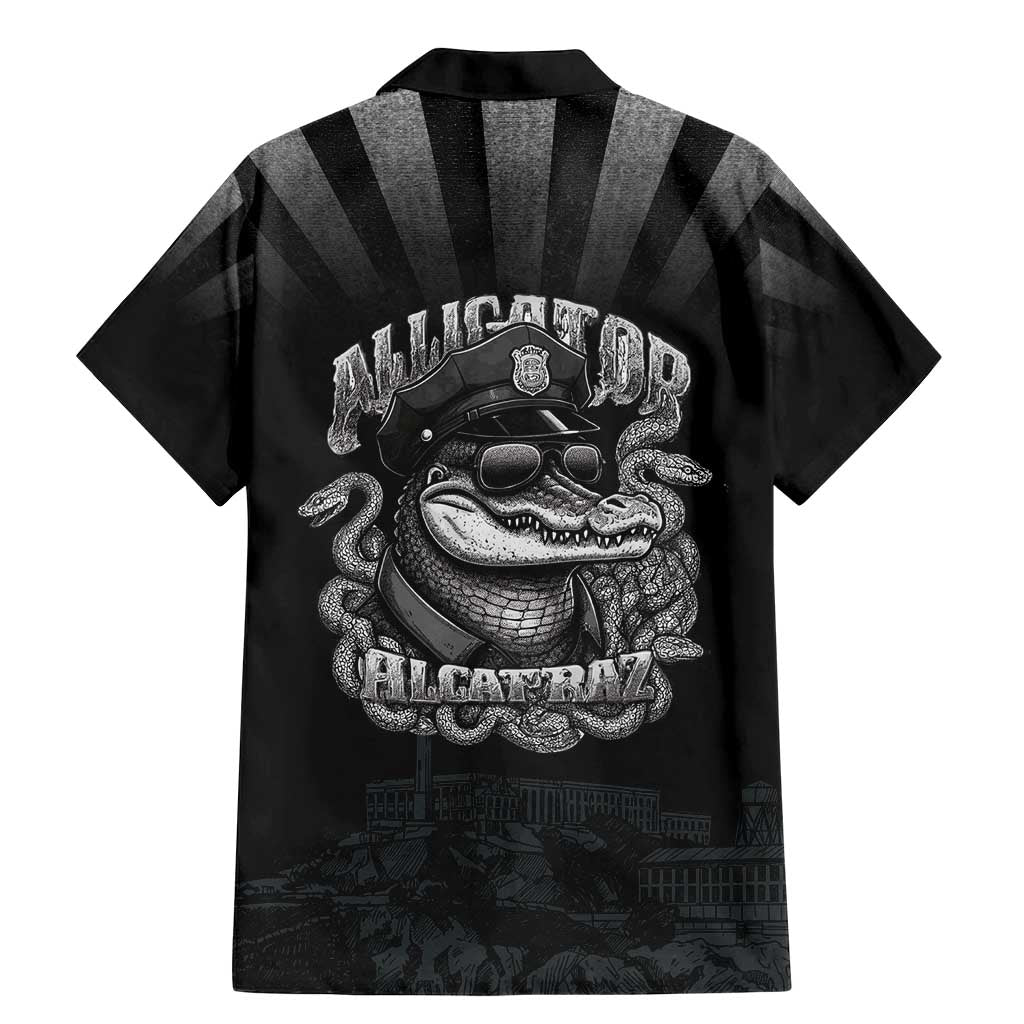 Alligator Alcatraz Police Family Matching Mermaid Dress and Hawaiian Shirt Prison Florida Everglades - Wonder Print Shop