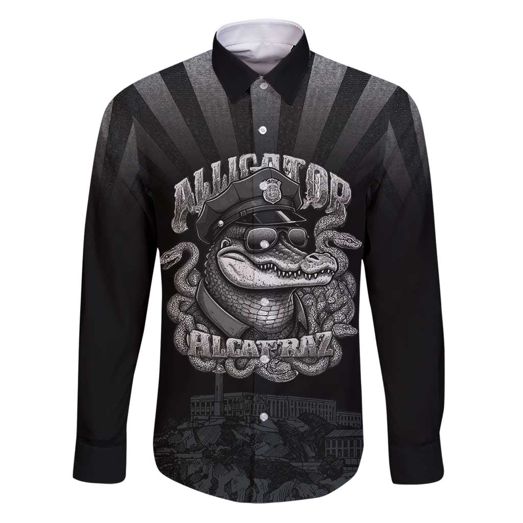Alligator Alcatraz Police Family Matching Puletasi and Hawaiian Shirt Prison Florida Everglades - Wonder Print Shop