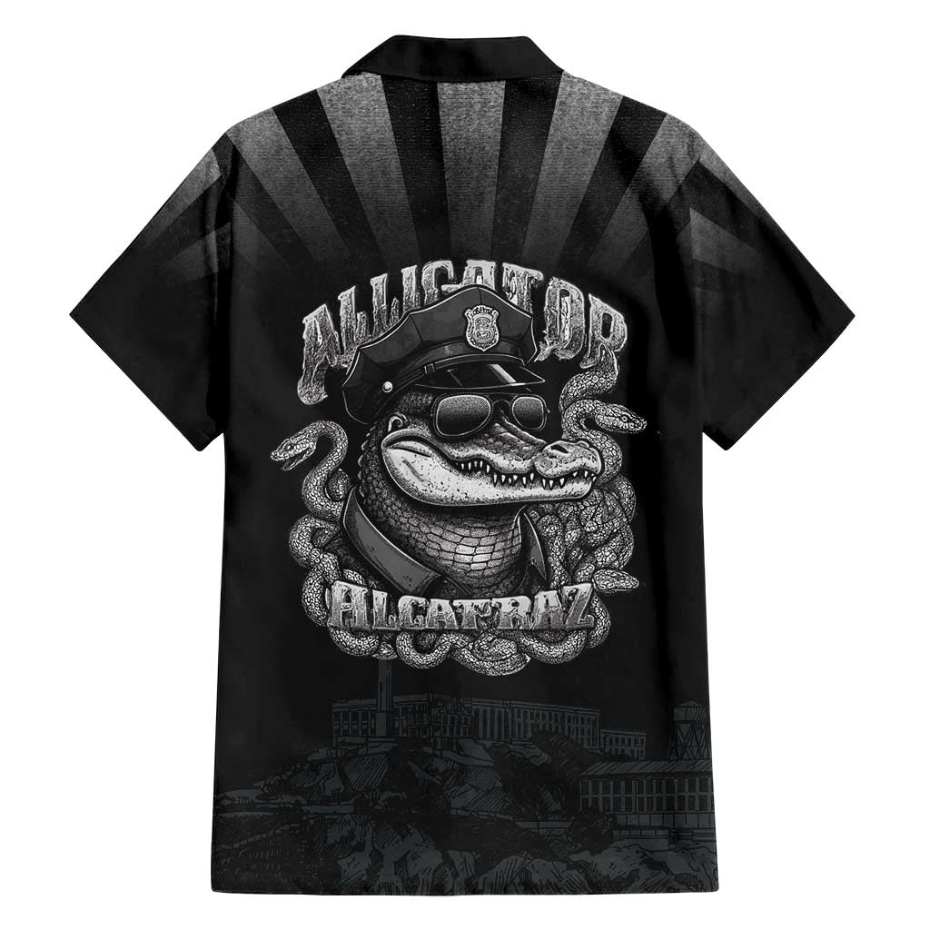 Alligator Alcatraz Police Family Matching Summer Maxi Dress and Hawaiian Shirt Prison Florida Everglades - Wonder Print Shop