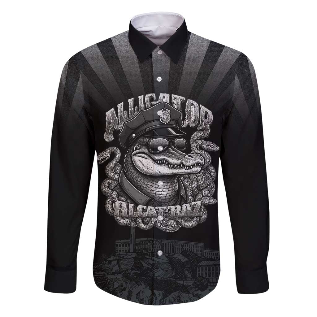 Alligator Alcatraz Police Family Matching Summer Maxi Dress and Hawaiian Shirt Prison Florida Everglades - Wonder Print Shop