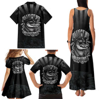 Alligator Alcatraz Police Family Matching Tank Maxi Dress and Hawaiian Shirt Prison Florida Everglades - Wonder Print Shop