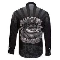 Alligator Alcatraz Police Family Matching Tank Maxi Dress and Hawaiian Shirt Prison Florida Everglades - Wonder Print Shop