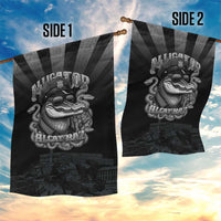 Alligator Alcatraz Police Garden Flag Prison Florida Everglades - Wonder Print Shop