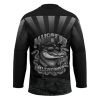 Alligator Alcatraz Police Hockey Jersey Prison Florida Everglades - Wonder Print Shop