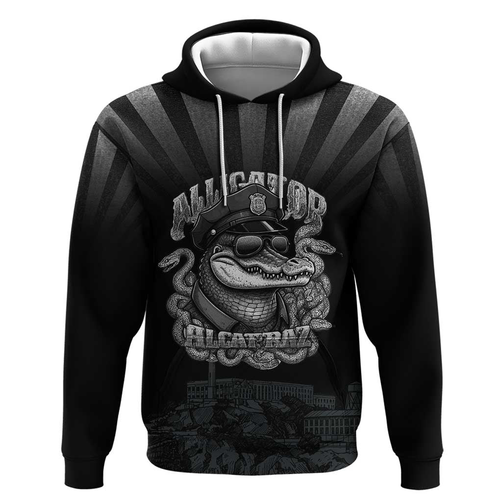 Alligator Alcatraz Police Hoodie Prison Florida Everglades - Wonder Print Shop