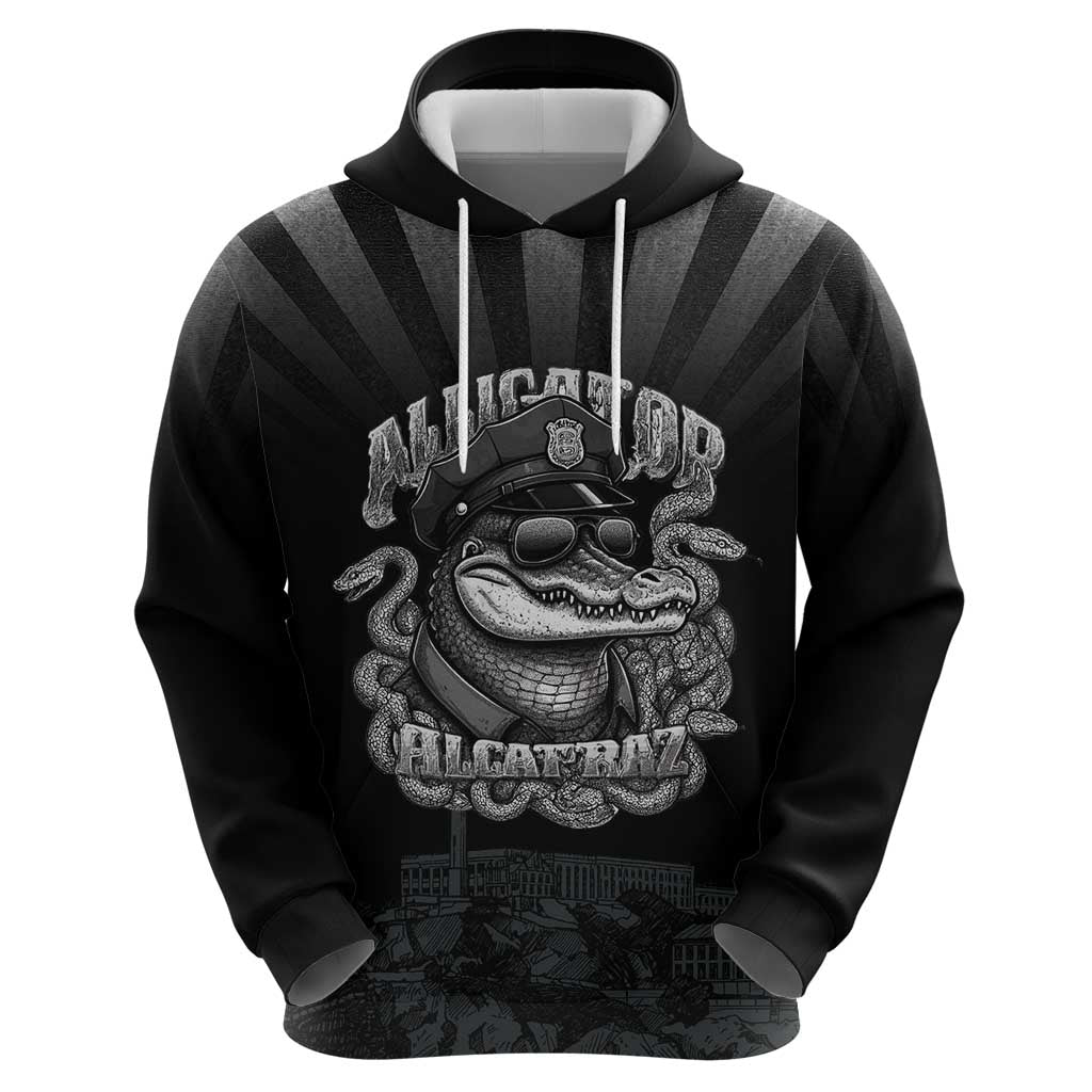 Alligator Alcatraz Police Hoodie Prison Florida Everglades - Wonder Print Shop