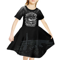 Alligator Alcatraz Police Kid Short Sleeve Dress Prison Florida Everglades - Wonder Print Shop