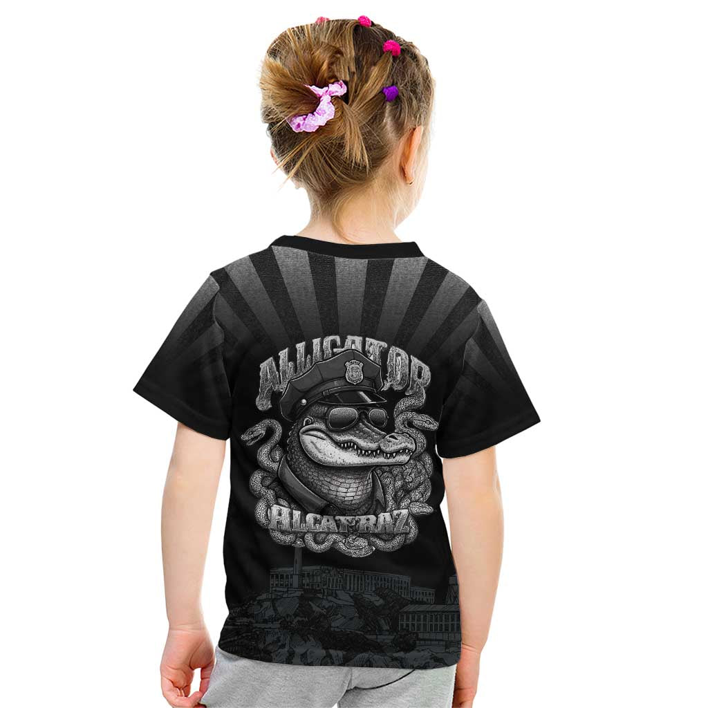 Alligator Alcatraz Police Kid T Shirt Prison Florida Everglades - Wonder Print Shop