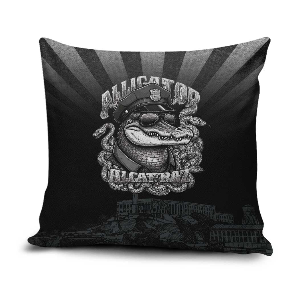 Alligator Alcatraz Police Pillow Cover Prison Florida Everglades - Wonder Print Shop