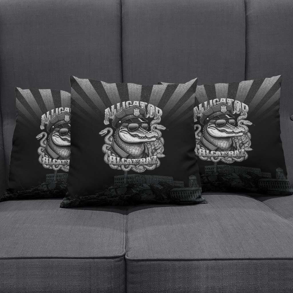 Alligator Alcatraz Police Pillow Cover Prison Florida Everglades - Wonder Print Shop