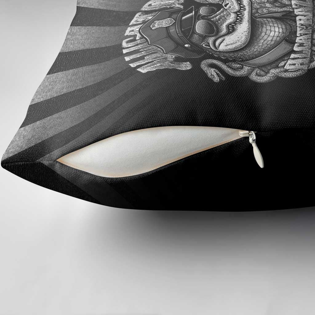 Alligator Alcatraz Police Pillow Cover Prison Florida Everglades - Wonder Print Shop