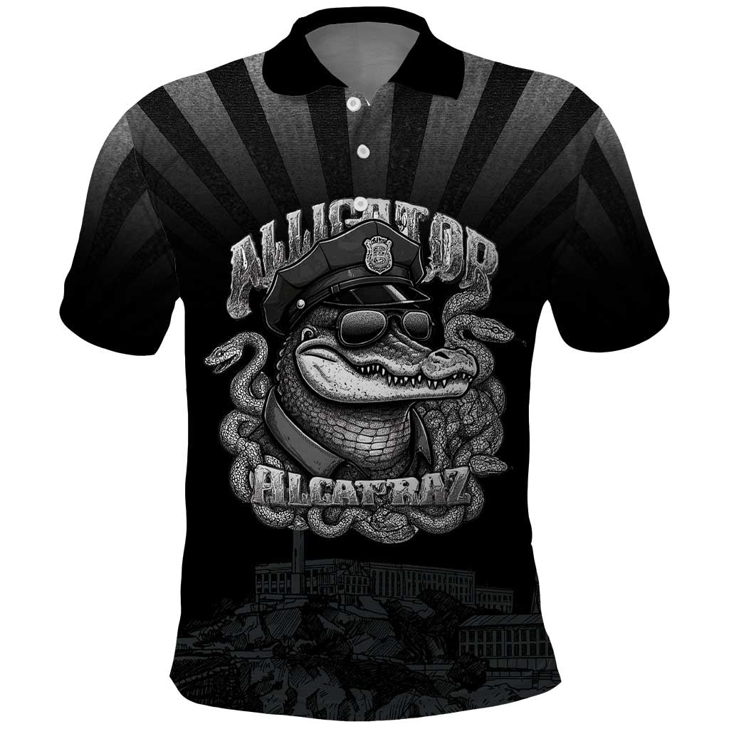 Alligator Alcatraz Police Polo Shirt Prison Florida Everglades - Wonder Print Shop