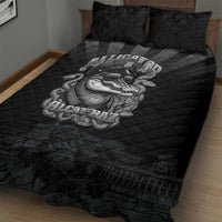 Alligator Alcatraz Police Quilt Bed Set Prison Florida Everglades - Wonder Print Shop