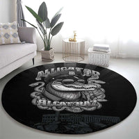 Alligator Alcatraz Police Round Carpet Prison Florida Everglades - Wonder Print Shop