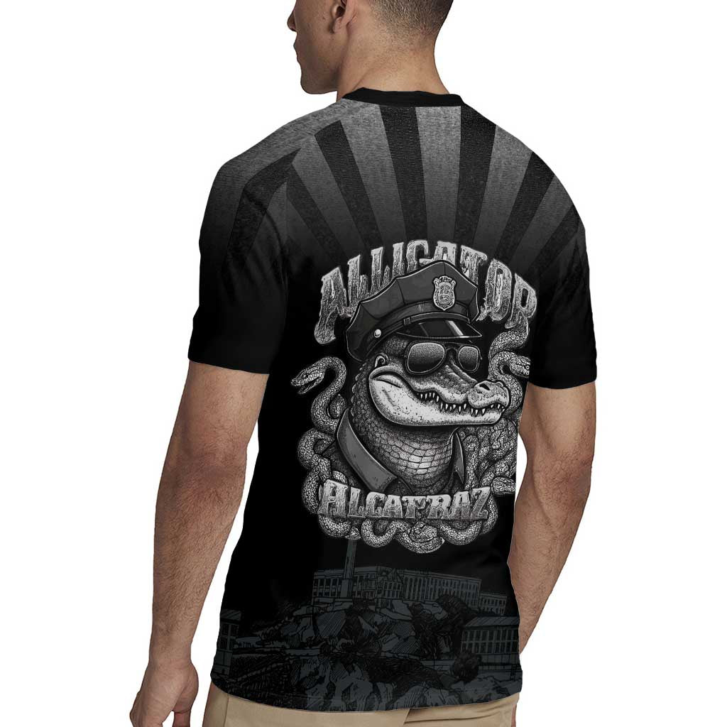 Alligator Alcatraz Police Rugby Jersey Prison Florida Everglades - Wonder Print Shop
