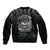 Alligator Alcatraz Police Sleeve Zip Bomber Jacket Prison Florida Everglades - Wonder Print Shop