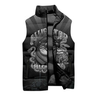 Alligator Alcatraz Police Sleeveless Puffer Jacket Prison Florida Everglades - Wonder Print Shop