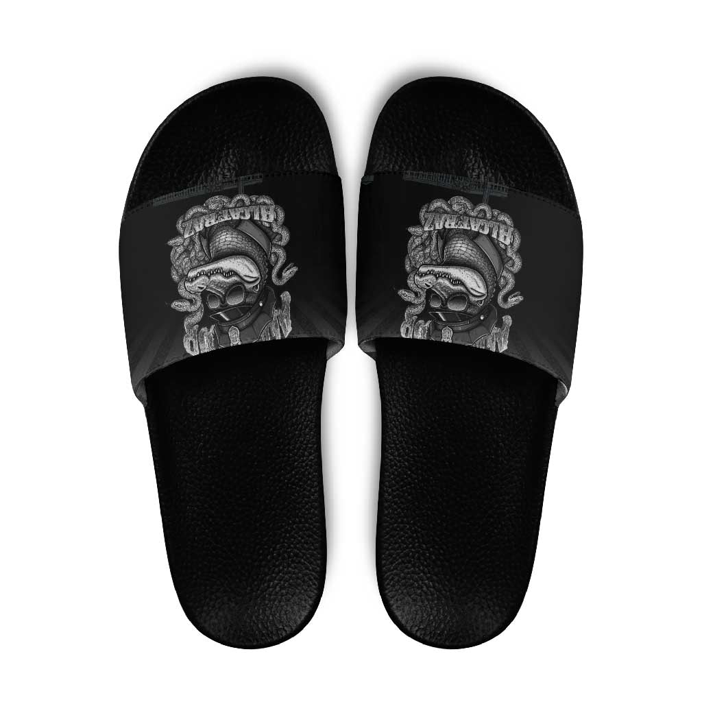 Alligator Alcatraz Police Slide Sandals Prison Florida Everglades - Wonder Print Shop