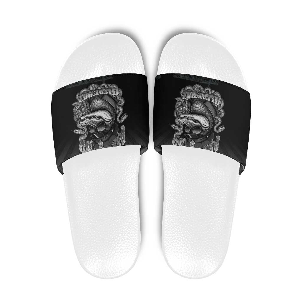 Alligator Alcatraz Police Slide Sandals Prison Florida Everglades - Wonder Print Shop