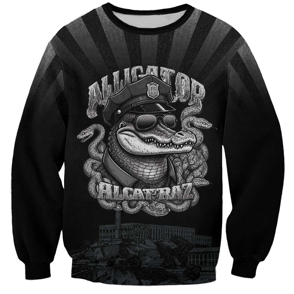 Alligator Alcatraz Police Sweatshirt Prison Florida Everglades - Wonder Print Shop