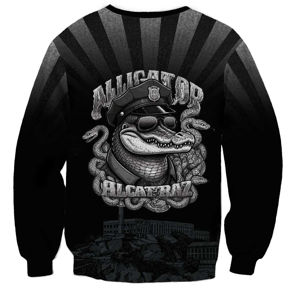 Alligator Alcatraz Police Sweatshirt Prison Florida Everglades - Wonder Print Shop