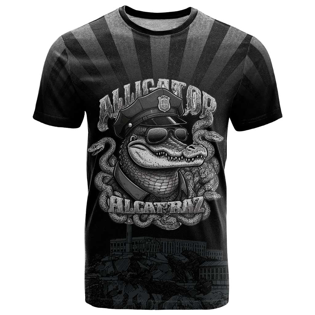 Alligator Alcatraz Police T Shirt Prison Florida Everglades - Wonder Print Shop