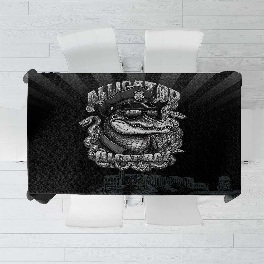 Alligator Alcatraz Police Tablecloth Prison Florida Everglades - Wonder Print Shop
