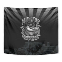 Alligator Alcatraz Police Tapestry Prison Florida Everglades - Wonder Print Shop