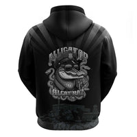 Alligator Alcatraz Police Zip Hoodie Prison Florida Everglades - Wonder Print Shop