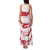 Custom Japan Rugby Family Matching Tank Maxi Dress and Hawaiian Shirt Brave Cherry Blossoms Flying Petals - Wonder Print Shop
