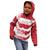 Custom Japan Rugby Kid Hoodie Brave Cherry Blossoms Flying Petals - Wonder Print Shop