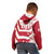 Custom Japan Rugby Kid Hoodie Brave Cherry Blossoms Flying Petals - Wonder Print Shop
