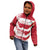 Custom Japan Rugby Kid Hoodie Brave Cherry Blossoms Flying Petals - Wonder Print Shop