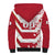 Custom Japan Rugby Sherpa Hoodie Brave Cherry Blossoms Flying Petals - Wonder Print Shop