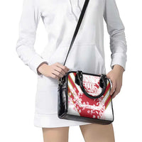 Custom Japan Rugby Shoulder Handbag Brave Cherry Blossoms Flying Petals