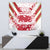 Custom Japan Rugby Tapestry Brave Cherry Blossoms Flying Petals - Wonder Print Shop